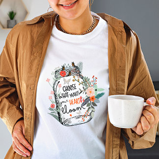 T-shirt femme fleur sauvage