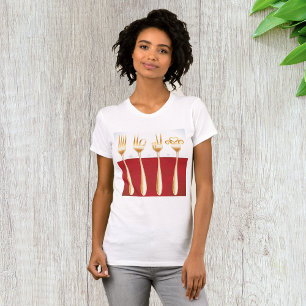 T-shirt Femme Forks Or