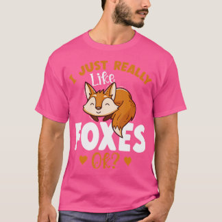 T-shirt Femme Fox mignonne Lover