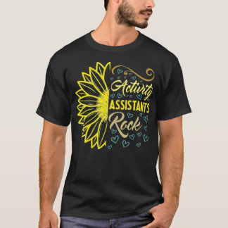 T-shirt Femme Funny Titre de l'emploi Activité Assistant R
