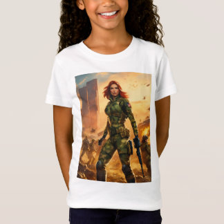 T-Shirt Femme G. I. Joe Scarlett portant le design