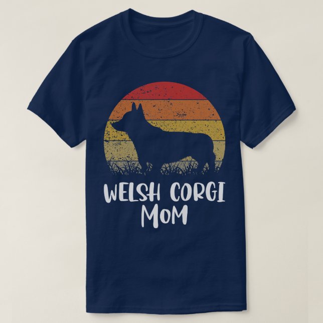 T-shirt Femme Gallois Corgi Chien Maman1680 (Design devant)