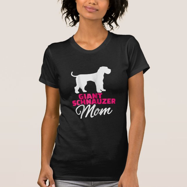 T-shirt Femme Giant Schnauzer Maman (Devant)