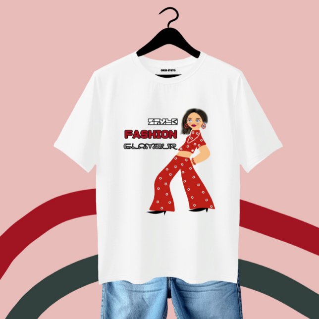 T-shirt Femme glamour (Créateur téléchargé)