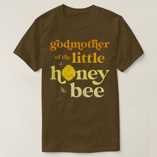 T-shirt Femme Godmère de Little Honey Bee Anniversaire Gen (Design devant)