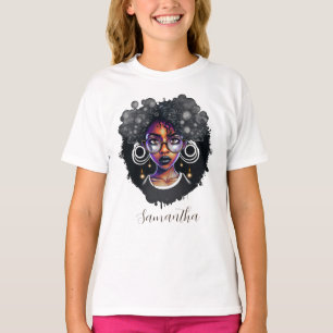 T-shirt Femme Goth Afro