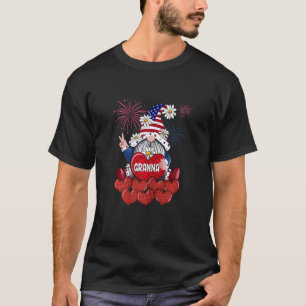 T-shirt Femme Granna Gnome Aime Sweet Heart Américain 4e