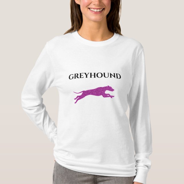 T-shirt femme GREYHOUND. (Devant)