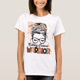 T-shirt Femme Guerrière Contre le Cancer du Rein Survivant