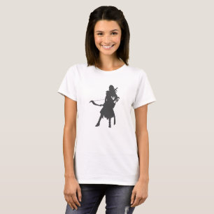 T-shirt Femme guerrière en silhouette - Choisir la couleu