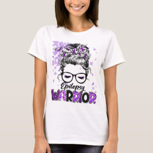 T-shirt Femme Guerrière Epilepsie Fille Survivante