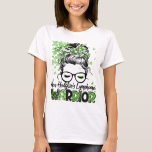 T-shirt Femme guerrière fille survivante du lymphome non h