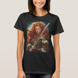 T-shirt femme guerrière vikinga