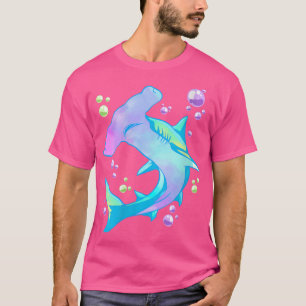 T-shirt Femme Hammerhead Requin Marine Vie Cadeau Pour Fil