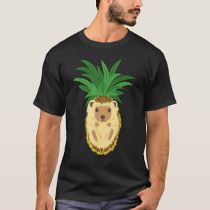 T-shirt Femme Hérisson Ananas Vêtements tenue Art Cadeau H
