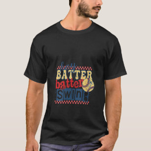 T-shirt Femme Hey Batter Batter Swing Softball Coquette B