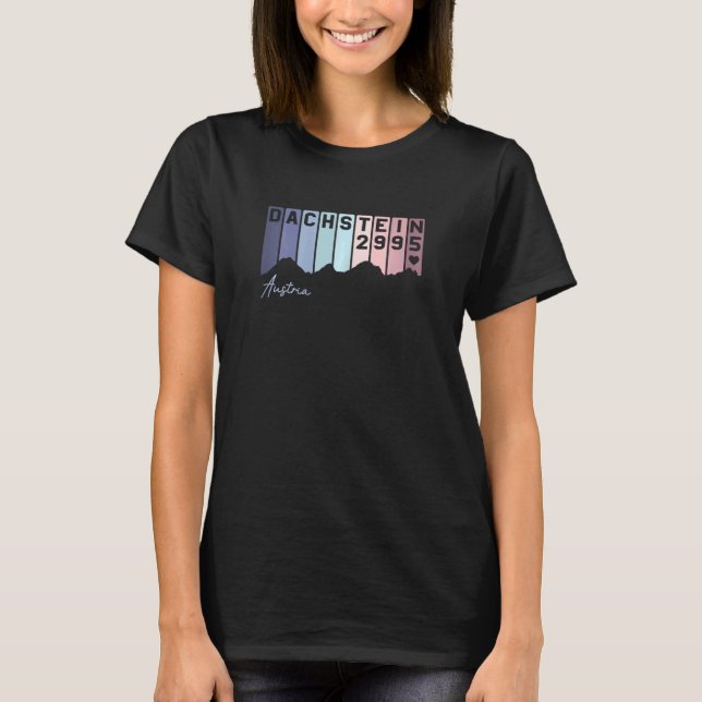 T-shirt Femme High Dachstein Steiermark Autriche Mountain (Devant)