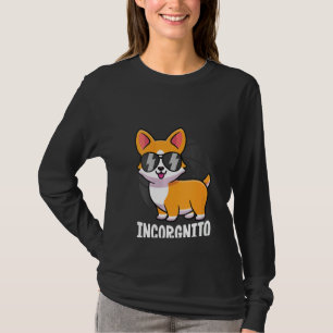 T-shirt Femme Incorgnito Corgi Chemise Pour Enfants Hommes