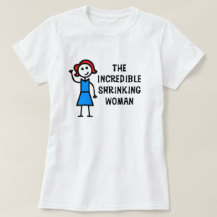 T-shirt Femme incroyable aux cheveux bruns qui rétrécit