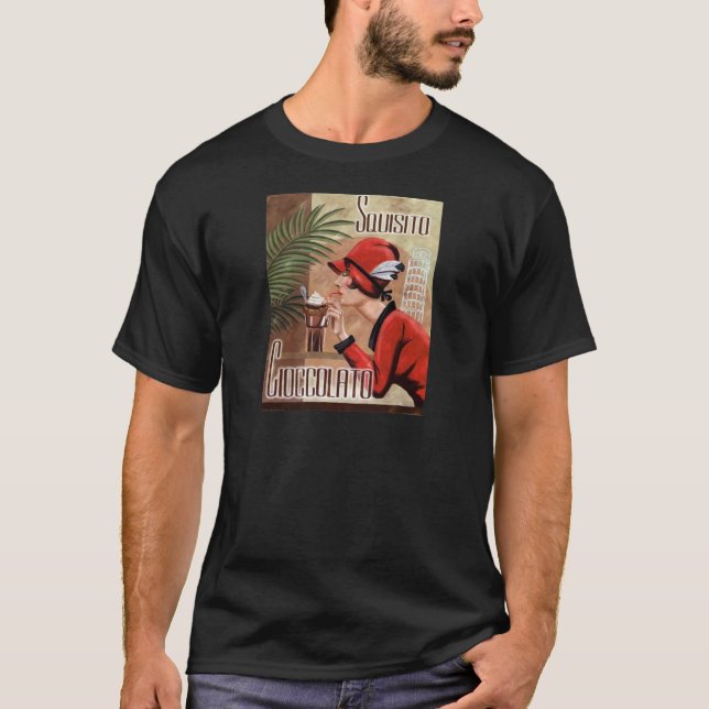 T-shirt Femme italienne de chocolat de Squisito Cioccolato (Devant)
