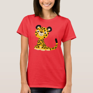 T-shirt Femme Jaguar pour caricature sympa