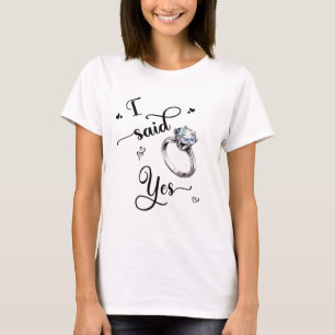 T-shirt femme 'J'ai dit oui'