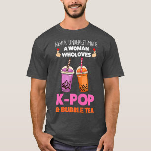 T-shirt Femme Jamais k-pop & bubble tea Anime Merch