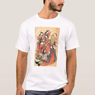 T-shirt Femme japonaise traditionnelle orientale fraîche