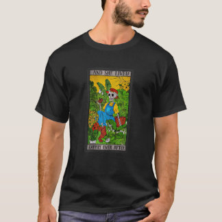 T-shirt Femme Jardin Lady Avec Plante mignon Squelette G