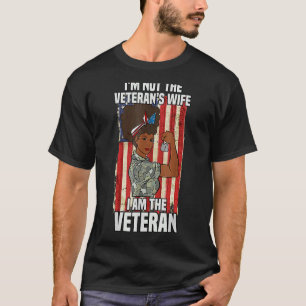 T-shirt Femme Je ne suis pas une femme d'ancien combattant