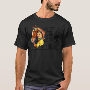 T-shirt Femme Je Sourit Quand J'Attrape Dieu En Regardant