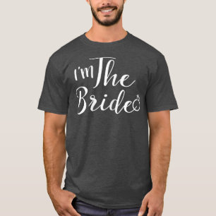 T-shirt Femme Je suis la mariée mariage cadeau, mariée à