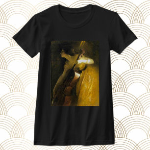 T-shirt Femme jouant le violoncelle