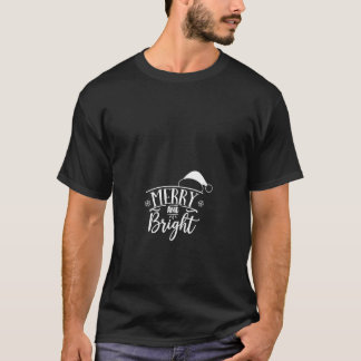 T-shirt Femme Joyeux Et Lumineux V Cou