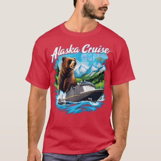 T-shirt Femme jumelée famille amis et groupe Alaska Cr