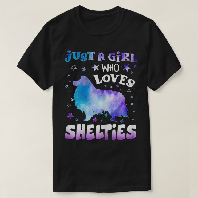 T-shirt Femme Juste Une Fille Qui Aime Les Abris Drôle chi (Design devant)