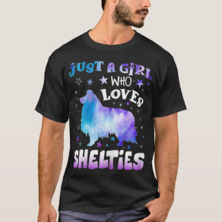 T-shirt Femme Juste Une Fille Qui Aime Les Abris Drôle chi