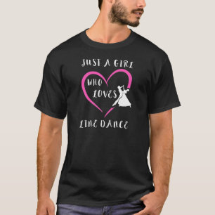 T-shirt Femme Juste Une Fille Qui Aime Line Dance Texas We