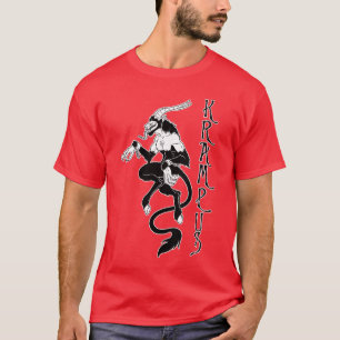 T-shirt Femme Krampus Noël Horreur Cadeau Créature Effraya