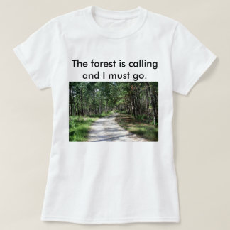 T-shirt femme La forêt appelle