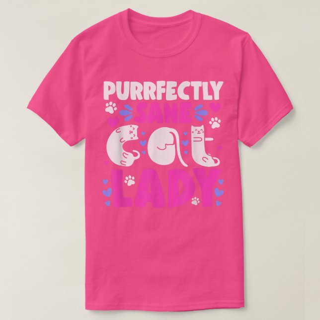 T-shirt Femme Lady, Amoureux des chats, Femme Thé de chat, (Design devant)