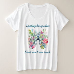T-Shirt femme LAM Floral ne signifie pas Fragile