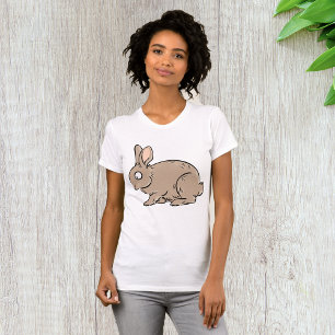 T-shirt femme lapin Brown