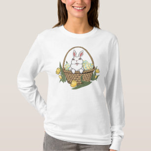 T-shirt Femme Lapin de Pâques Chemise Lapin de Pâques Swea