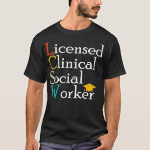 T-shirt Femme LCSW Licence Clinique Social Travailleur Apc