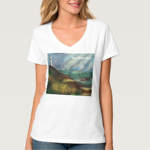 T-shirt femme Lighthouse Beach
