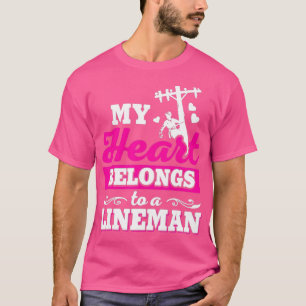 T-shirt Femme Lineépouse Funky Lineworkers Femme