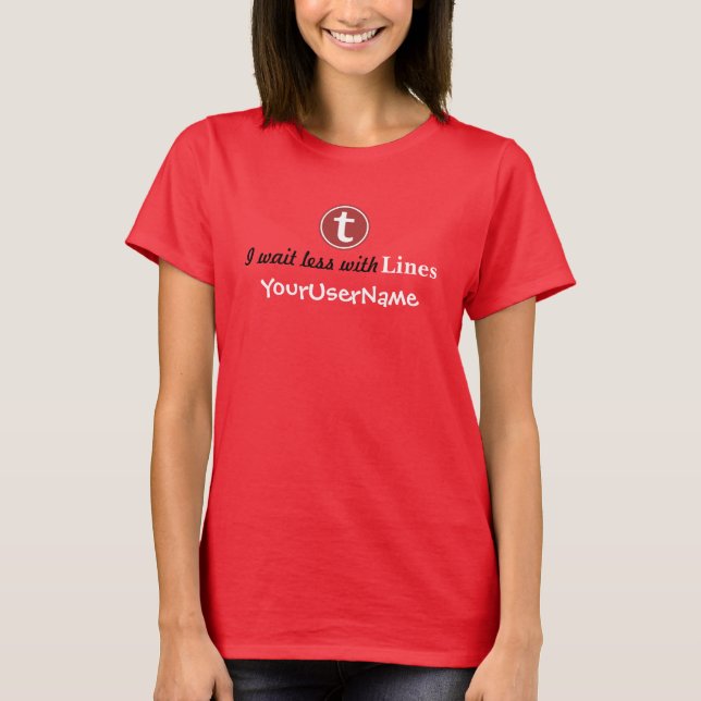 T-shirt femme Lines (couleurs vives) (Devant)