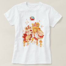 T-shirt femme Lion Dance du nouvel an lunaire