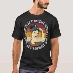 T-shirt Femme lisse comme Tennessee Whiskey Sweet Strawber